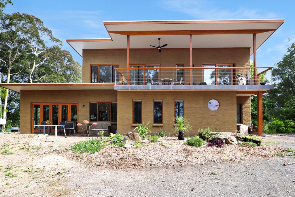 Mud brick house