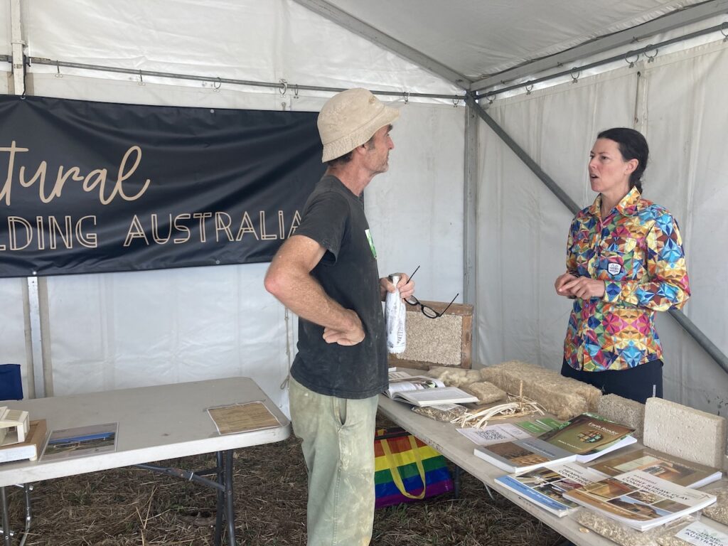 Shelter Building Design stand at Off Grid Living festival 2024