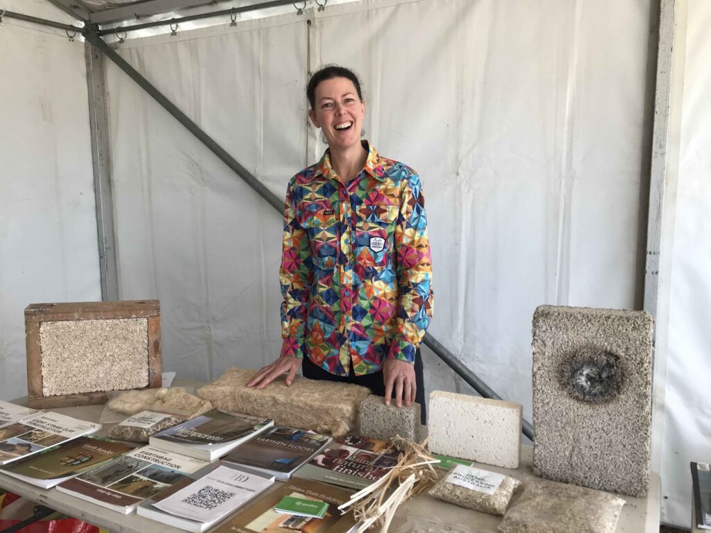 Shelter Building Design stand at Off Grid Living festival 2024