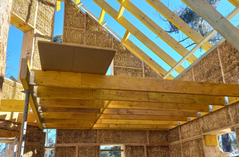 Straw-Bale Panel House  using Huff and Puff SITUPS | In progress…