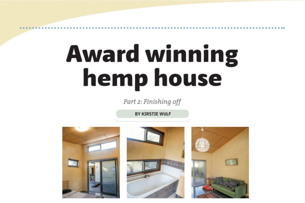 Award winning hemp house Part 2 by SBD