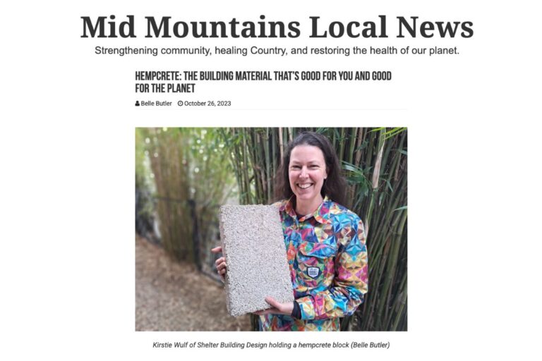 Hempcrete The Building Material That’s Good Mid Mountains News Oct 2023