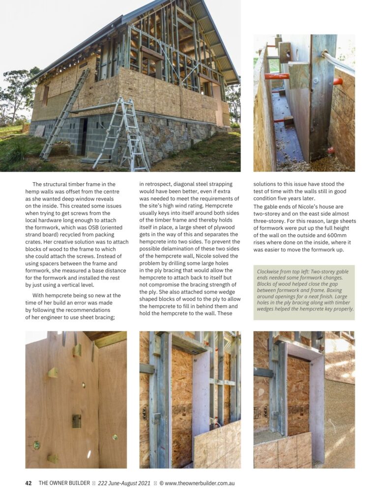 Hempcrete house survives Black Summer fires